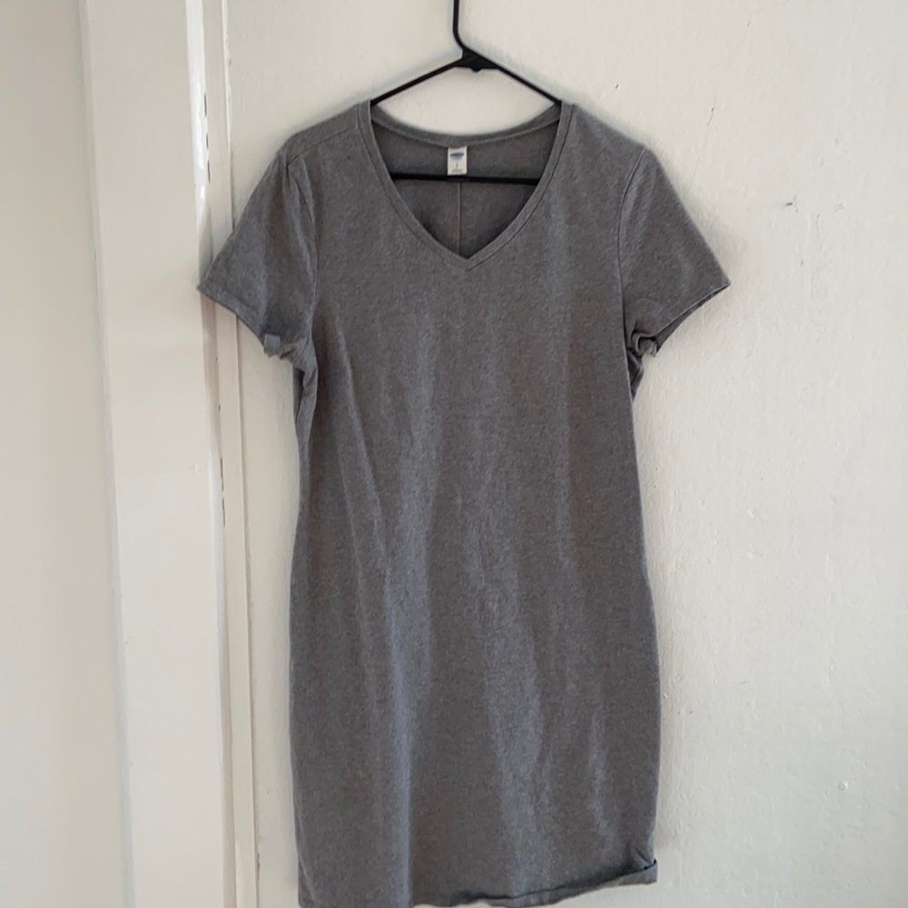 Grey T-Shirt Dress